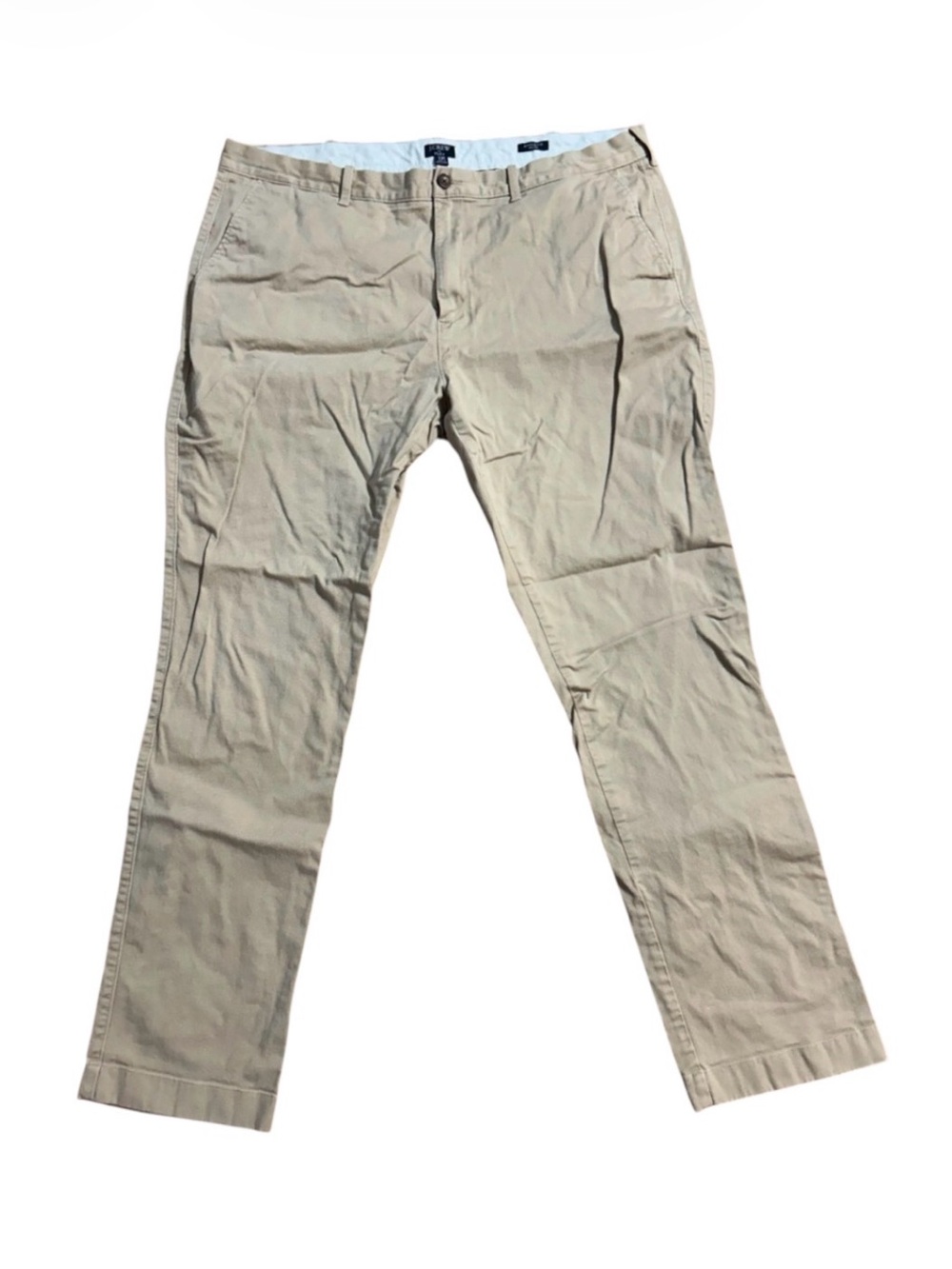 J.CrewMen's Beige Chino Pants - Classic Straight Fit